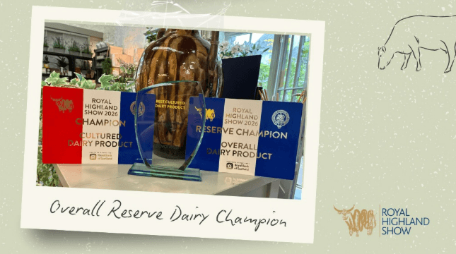 We are winners at this years Royal Highland Show